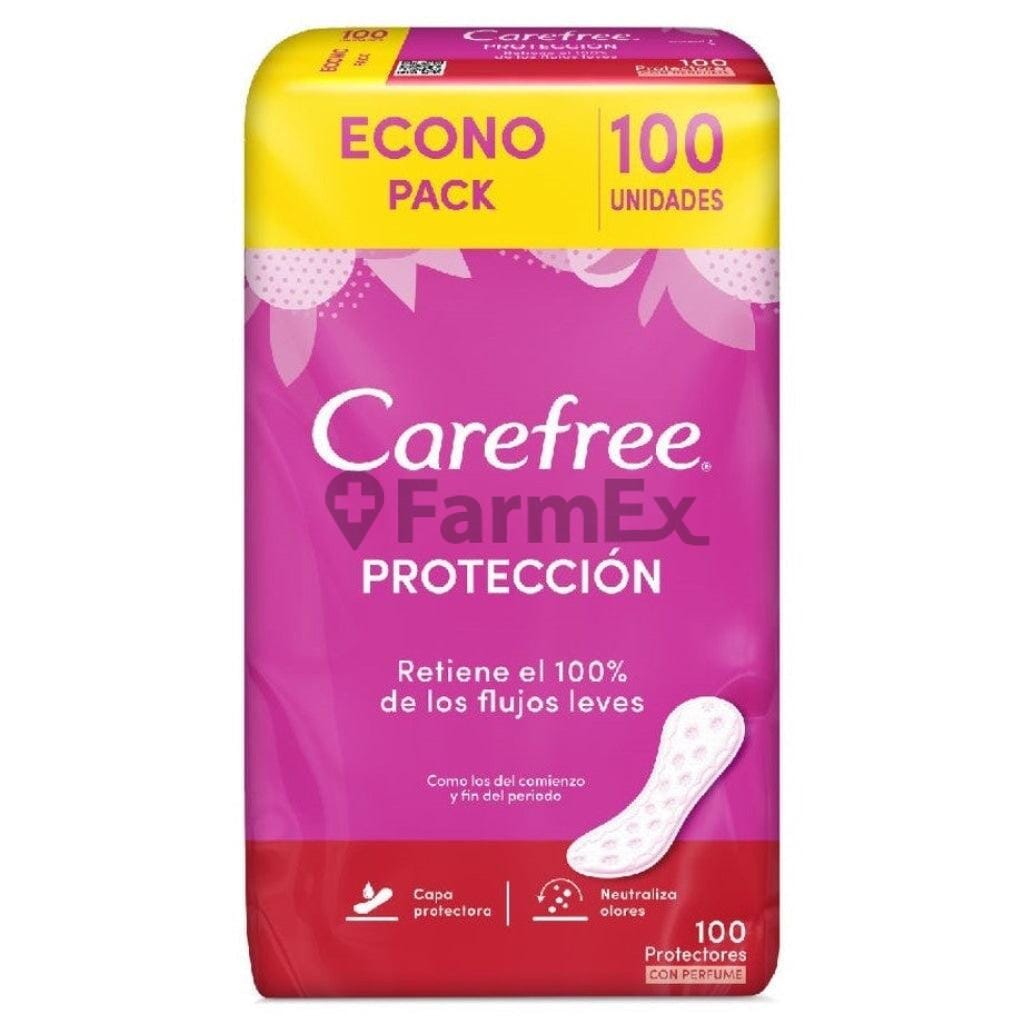 Carefree "Protección" x 100 unidades Farmex-Fonasa-Persistente